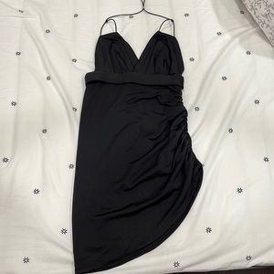 Oh Polly mini black dress